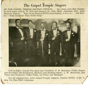 The Gospel Temple Singers
